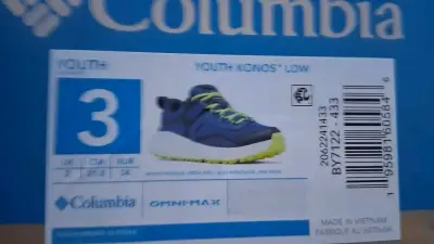 Zapatillas deportivas Columbia azul y amarillo - miniatura 2