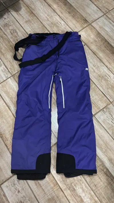 Pantalones de esquí morados impermeables - miniatura 1