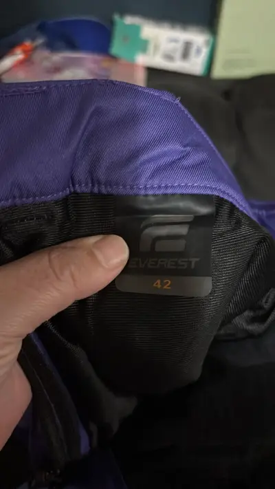 Pantalones de esquí morados impermeables - miniatura 2