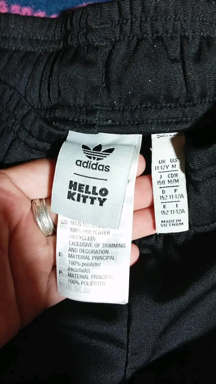 Pantalones deportivos Hello Kitty negros - 2