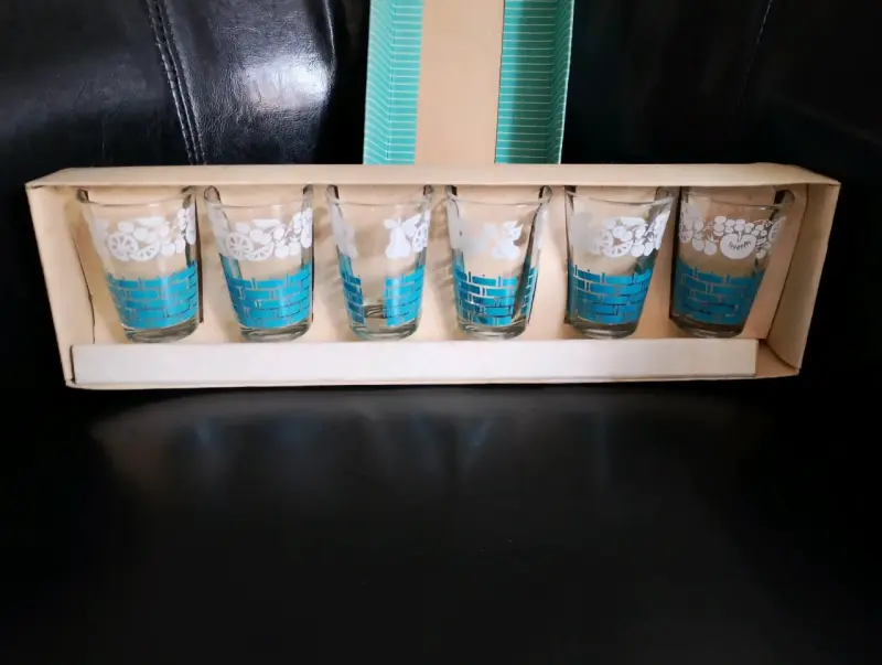 Set de vasos antiguos videcor nacionales - 1