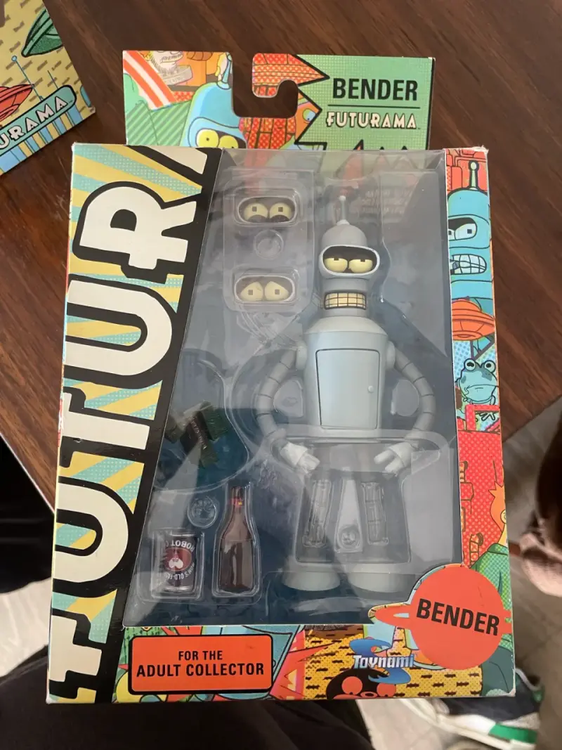 Figuras de colección Futurama Fry y Bender - 3