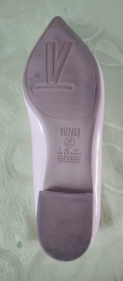Zapatos planos Vizzano nude con punta dorada - miniatura 4