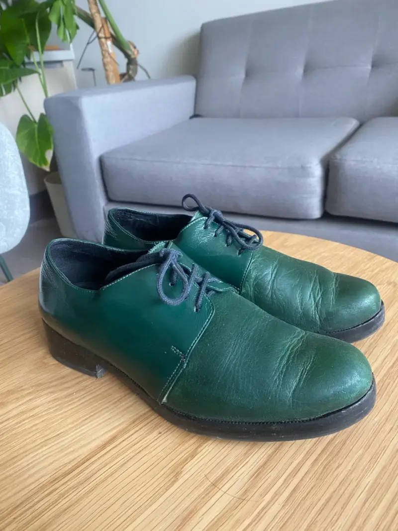 Zapatos verdes de cuero Nalca talla 37 - 2