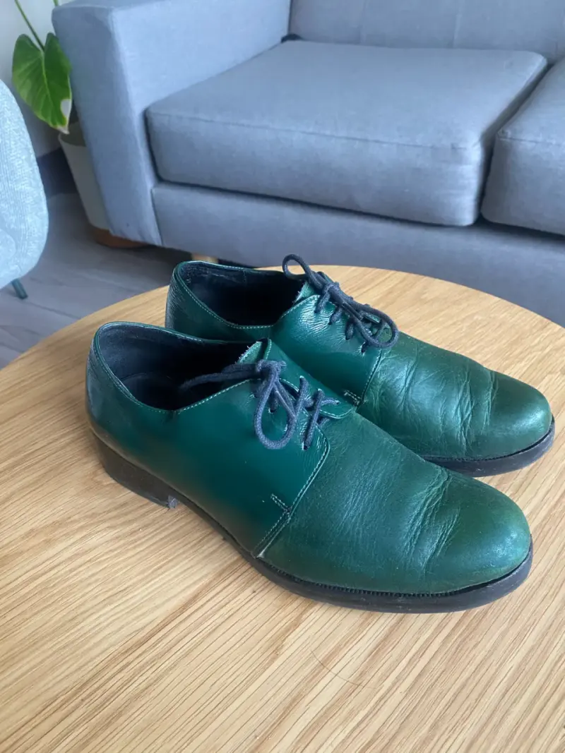 Zapatos verdes de cuero Nalca talla 37 - 4