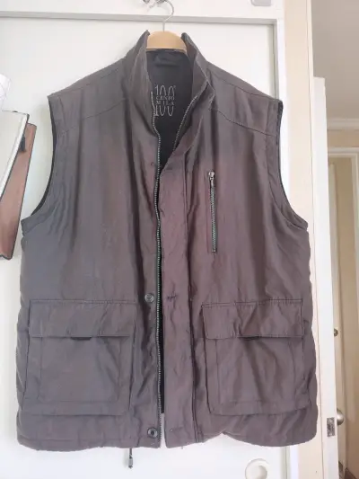 Chaqueta de invierno a cuadros azul y blanco - miniatura 5
