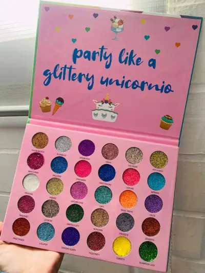 Paleta de sombras glitter unicornio - miniatura 1