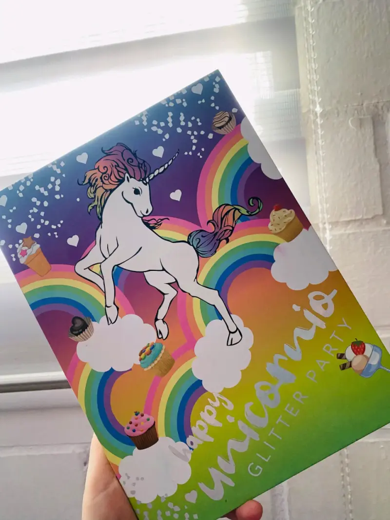Paleta de sombras glitter unicornio - 2