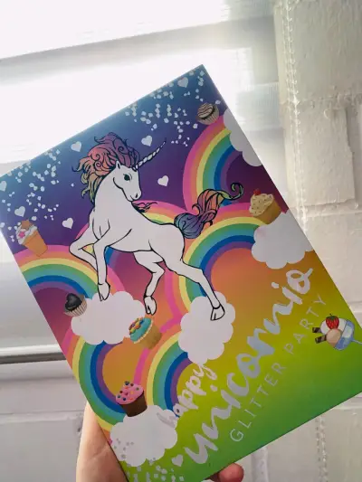 Paleta de sombras glitter unicornio - miniatura 2