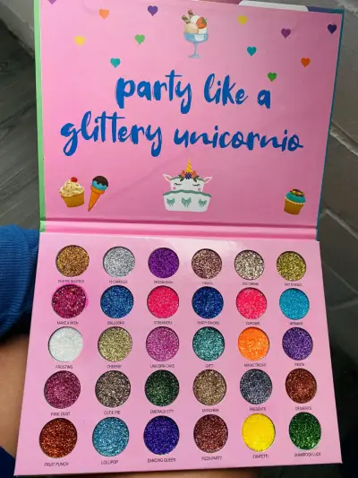Paleta de sombras glitter unicornio - miniatura 3