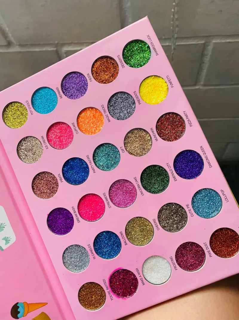 Paleta de sombras glitter unicornio - 5