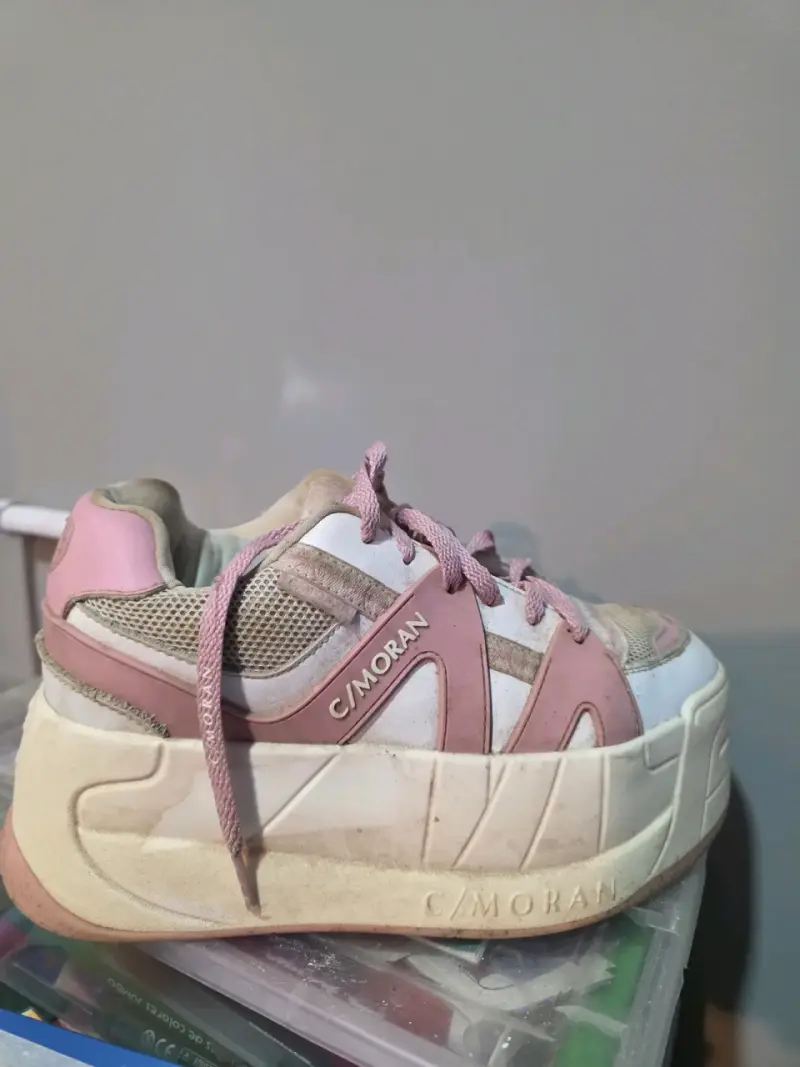 Zapatillas deportivas rosas con plataforma - 2