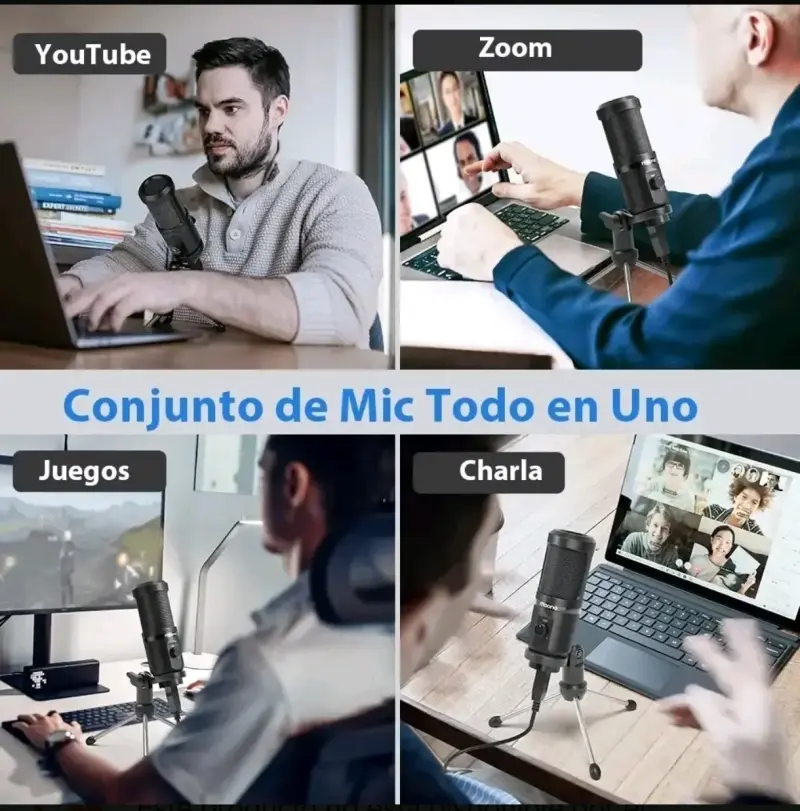 Micrófono USB Maono con trípode - 3