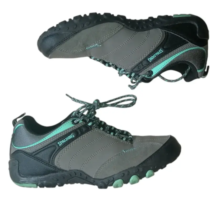 Zapatillas deportivas Spalding gris y negro - 6