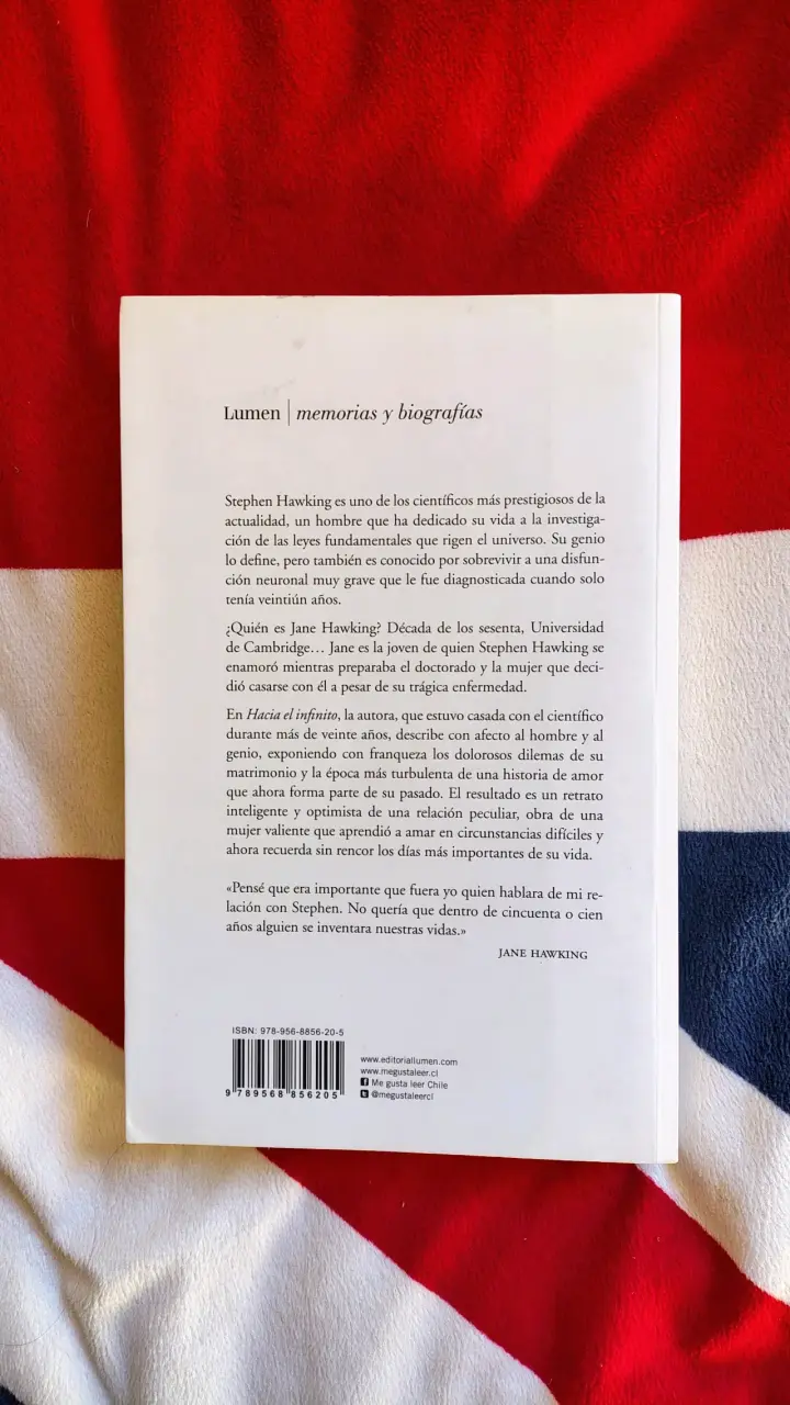 Libro 'Hacia el infinito' de Jane Hawking - 5