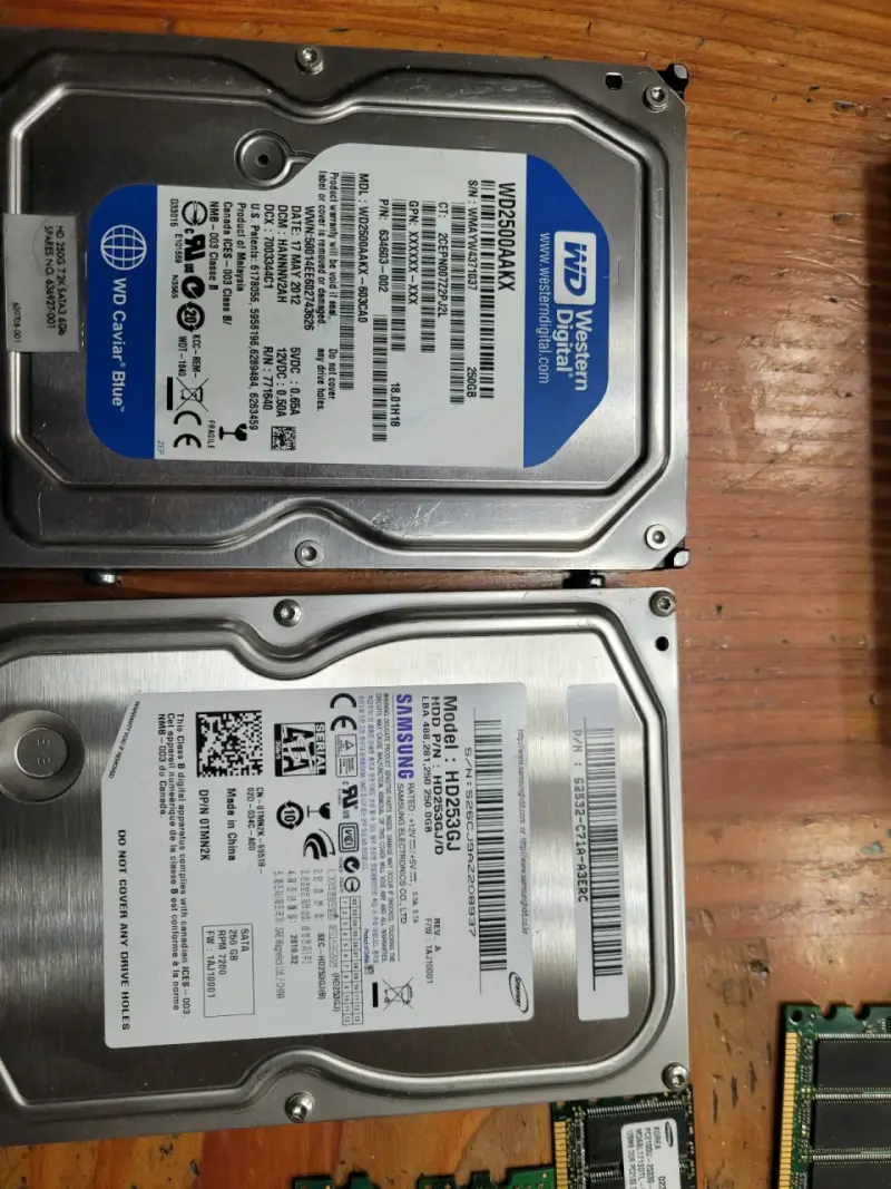 Memorias RAM Kingston y HP DDR2 y DDR3 - 6