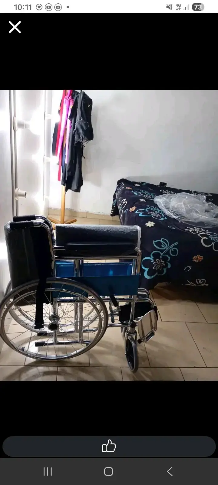 Silla de ruedas plegable en buen estado - 2