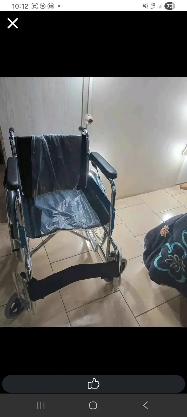 Silla de ruedas plegable en buen estado - 3