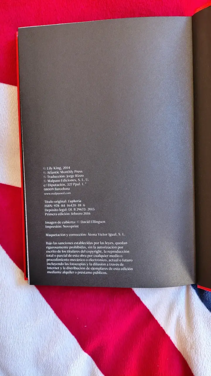 Libro 'Euforia' de Lily King - 3