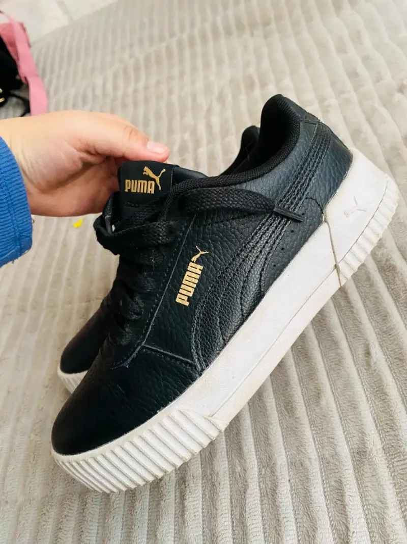 Zapatillas Puma negras de cuero - 2