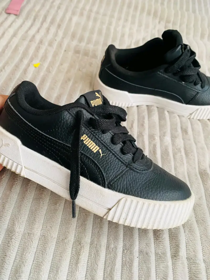 Zapatillas Puma negras de cuero - 3