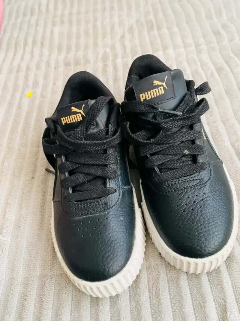Zapatillas Puma negras de cuero - 4
