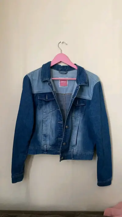 Chaqueta de mezclilla azul Index - miniatura 1