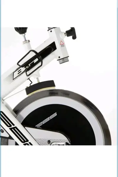 Bicicleta estática BH blanca para ejercicio - miniatura 3