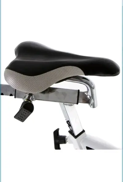 Bicicleta estática BH blanca para ejercicio - miniatura 5