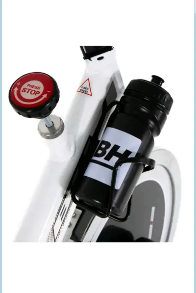 Bicicleta estática BH blanca para ejercicio - miniatura 6