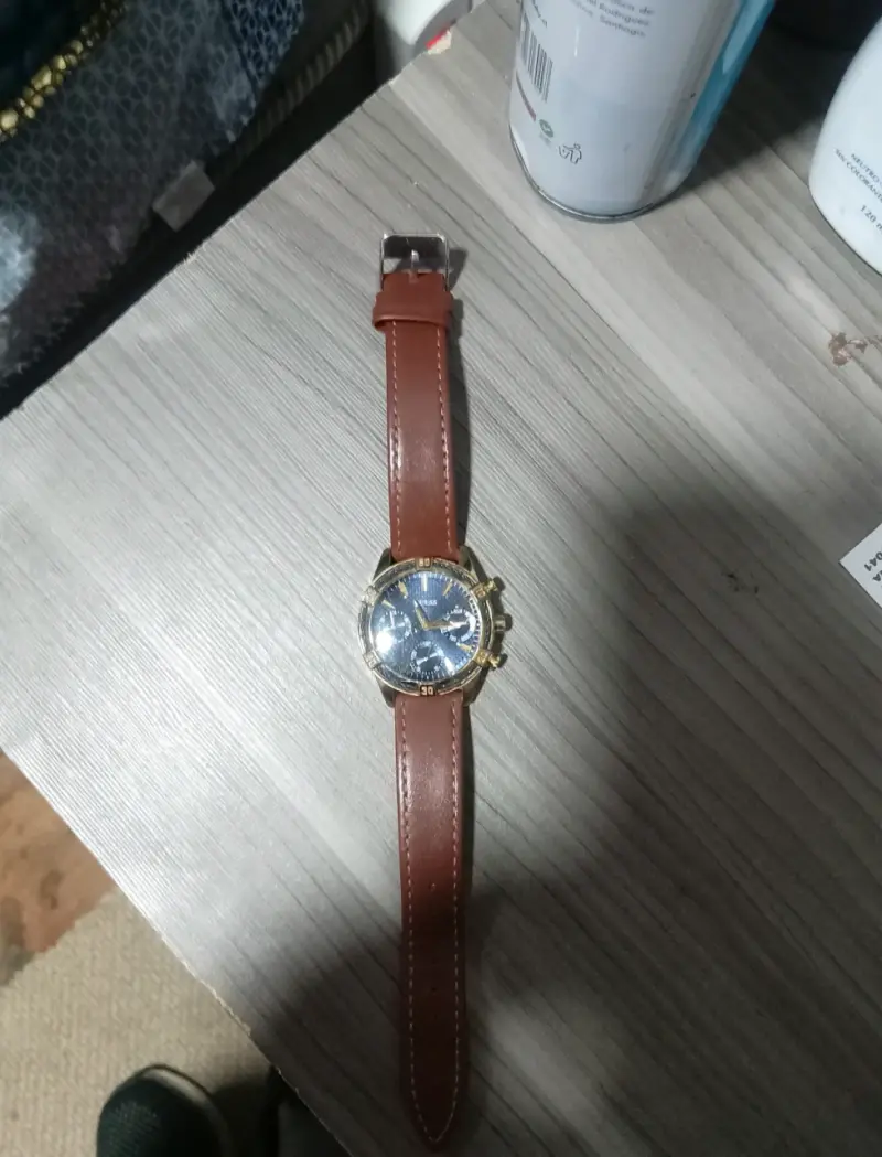 Reloj de pulsera con correa de cuero GUESS - 2
