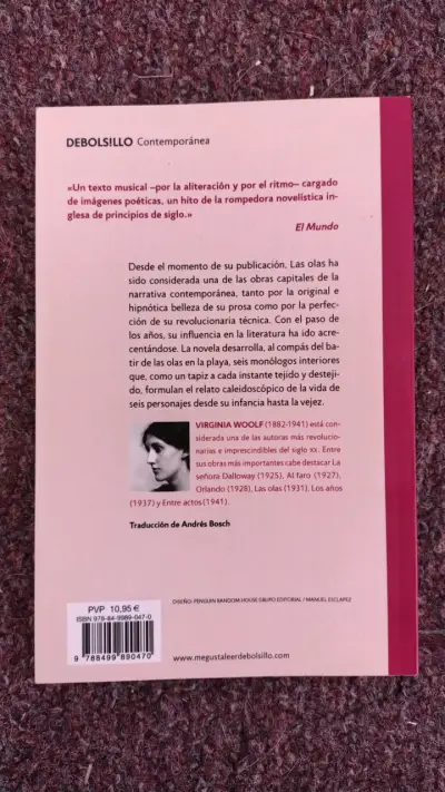 Libro 'Las olas' de Virginia Woolf - miniatura 2