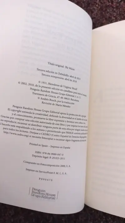 Libro 'Las olas' de Virginia Woolf - miniatura 4