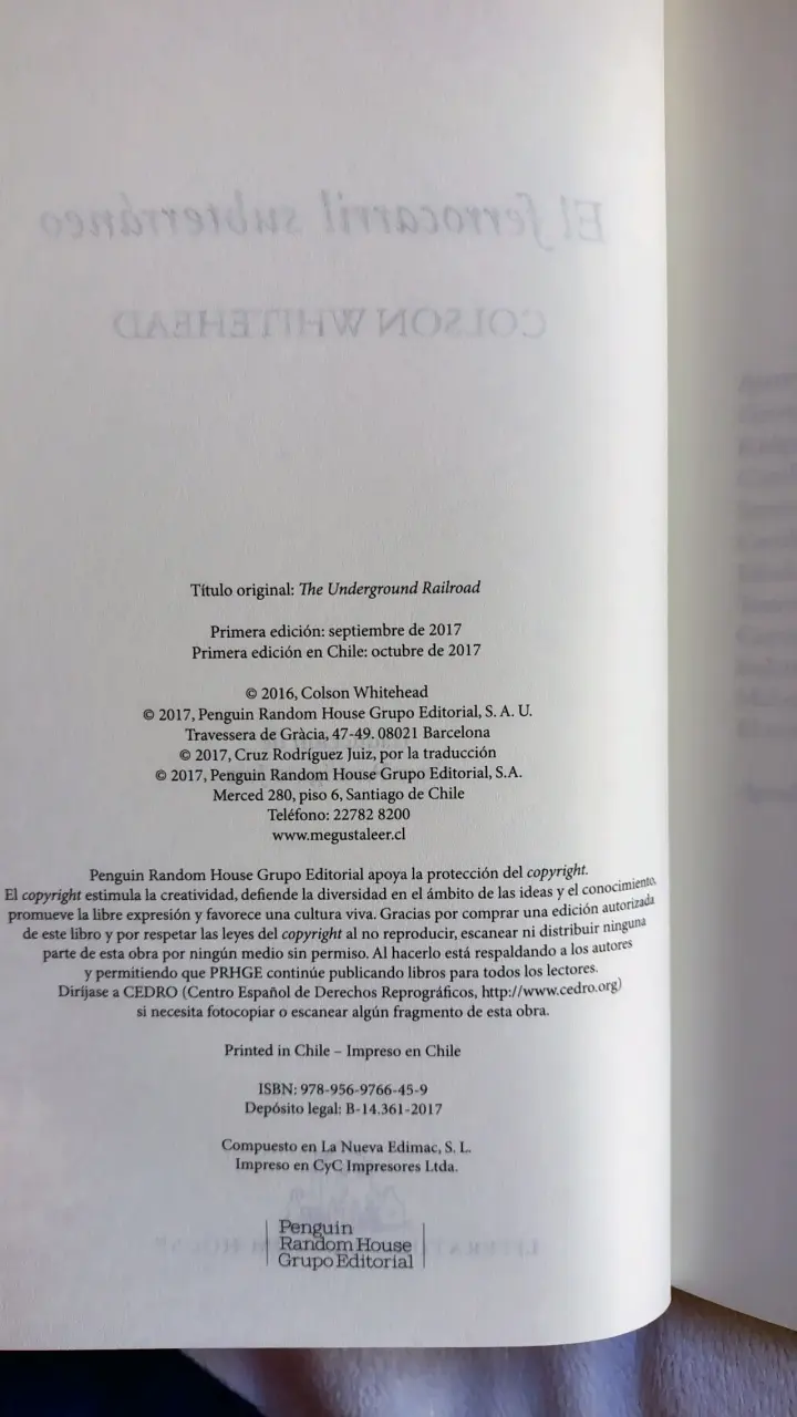 El ferrocarril subterráneo de Colson Whitehead - 4