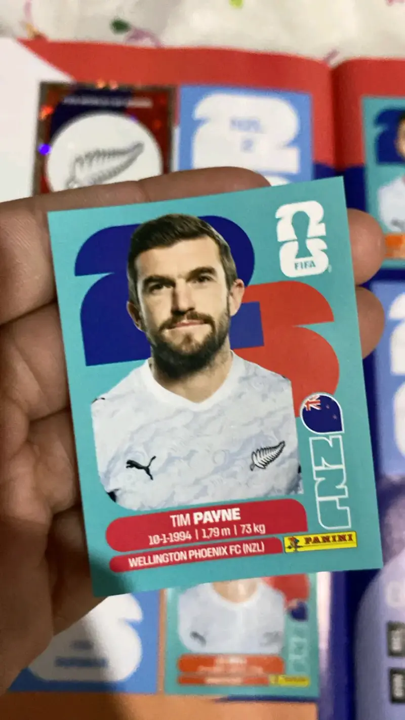Lámina Panini FIFA 2026 Tim Payne