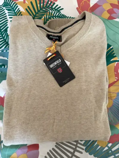 Suéter beige Greenfield Sport Wear - miniatura 1