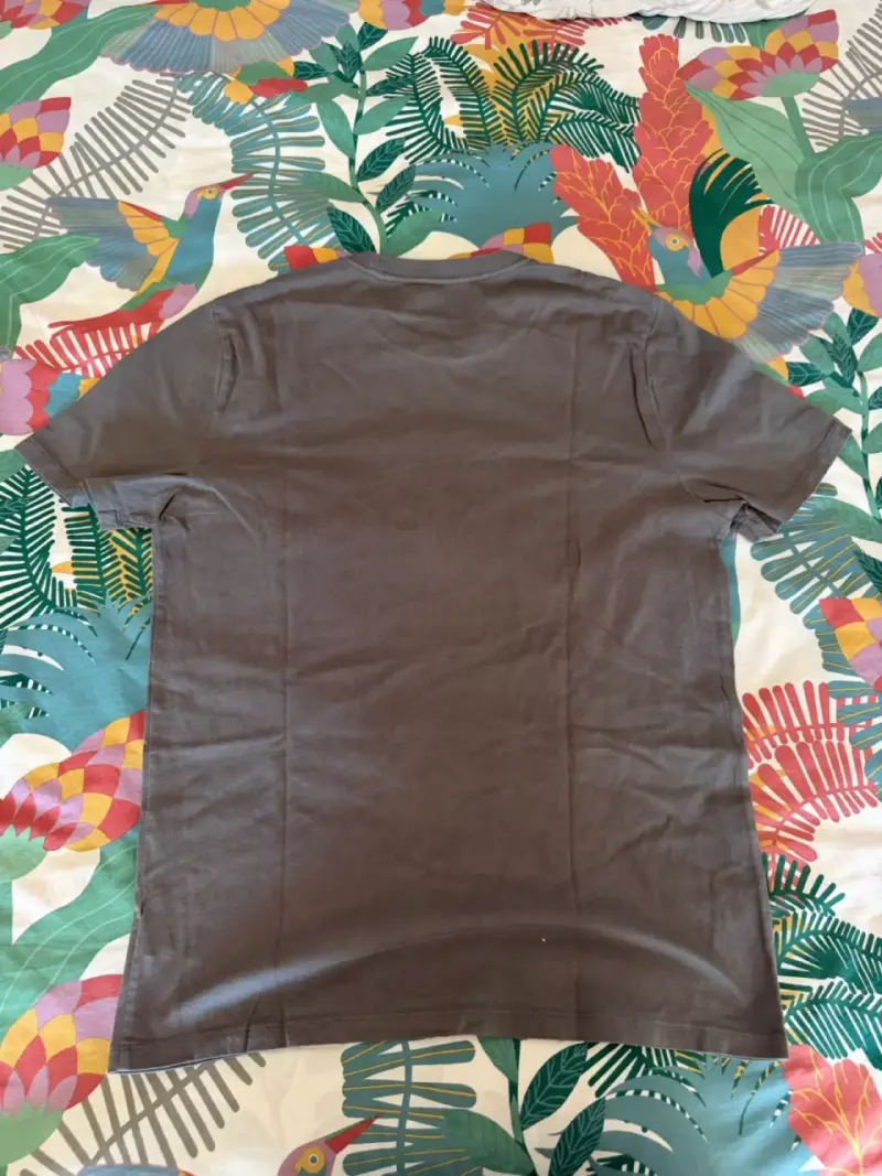 Polera GAP gris con logo grande - 3