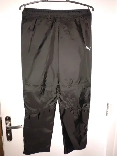 Pantalones deportivos Puma negros unisex - miniatura 1