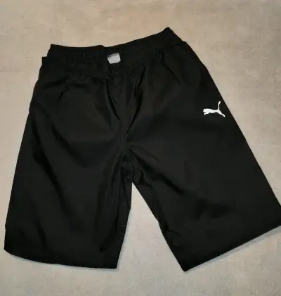 Pantalones deportivos Puma negros unisex - miniatura 2