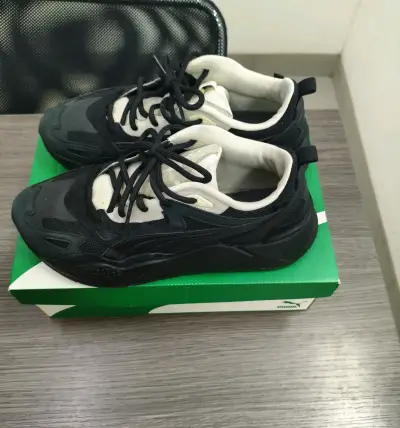 Zapatillas deportivas Puma efekt negras y blancas - miniatura 3