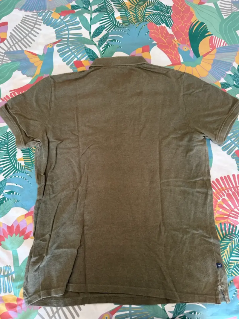 Polera polo Ferouch verde oliva XL - 3