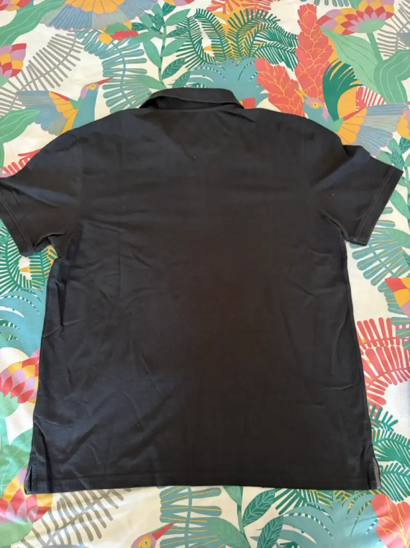 Polera polo negra Newport XL - 3