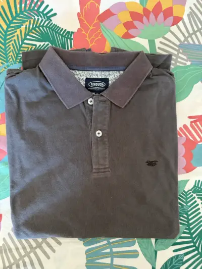 Polera polo gris Ferouch para hombre - miniatura 1