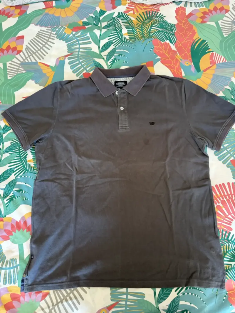 Polera polo gris Ferouch para hombre - 2