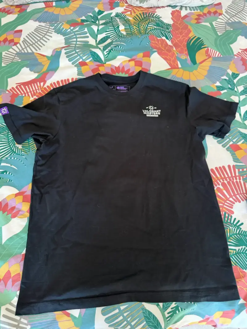 Polera negra Valorant Masters Santiago 2023 - 2