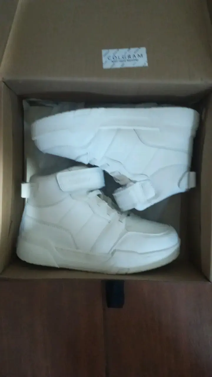 Zapatillas blancas de cuero Colgram - 1