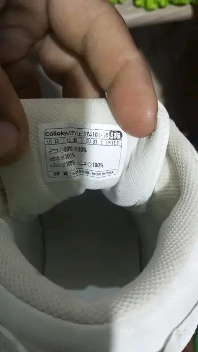 Zapatillas blancas de cuero Colgram - miniatura 3