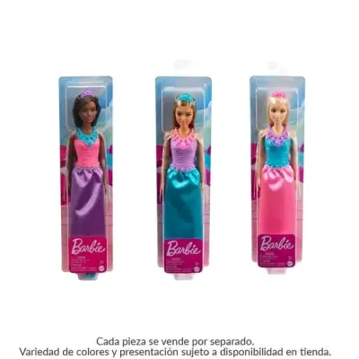 Muñecas Barbie Princesa con Vestido Largo - miniatura 3