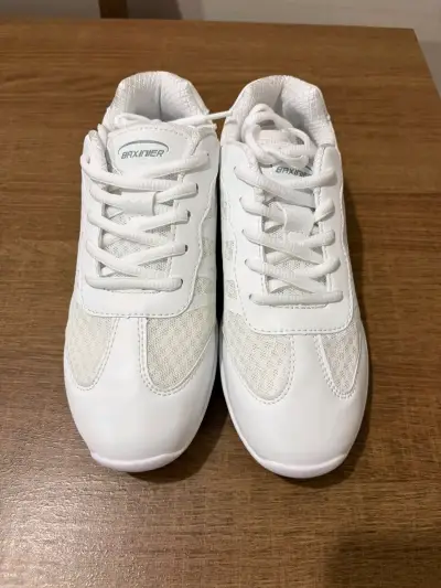 Zapatillas cheerleaders blancas Bixmax nuevas - miniatura 2