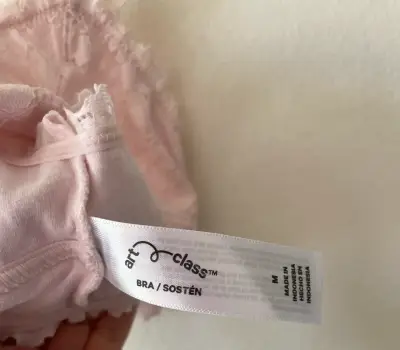 Bralette de encaje rosa claro - miniatura 2